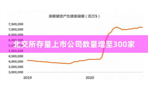 北交所存量上市公司数量增至300家