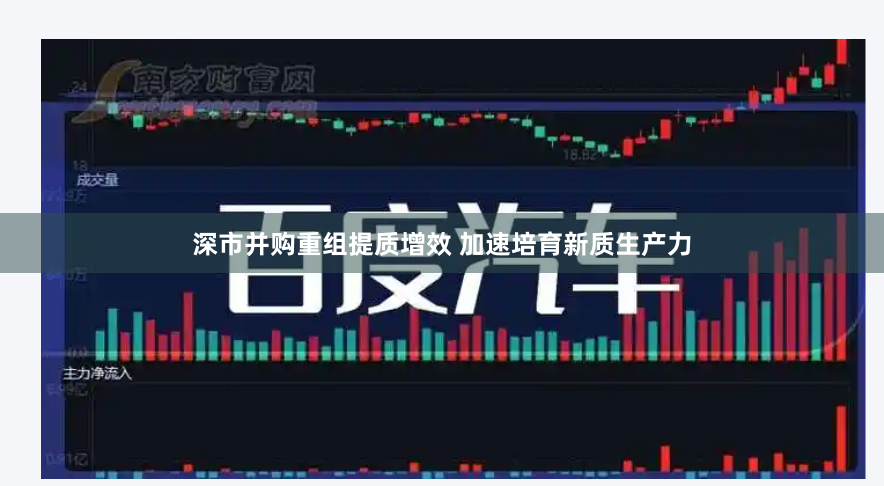 深市并购重组提质增效 加速培育新质生产力